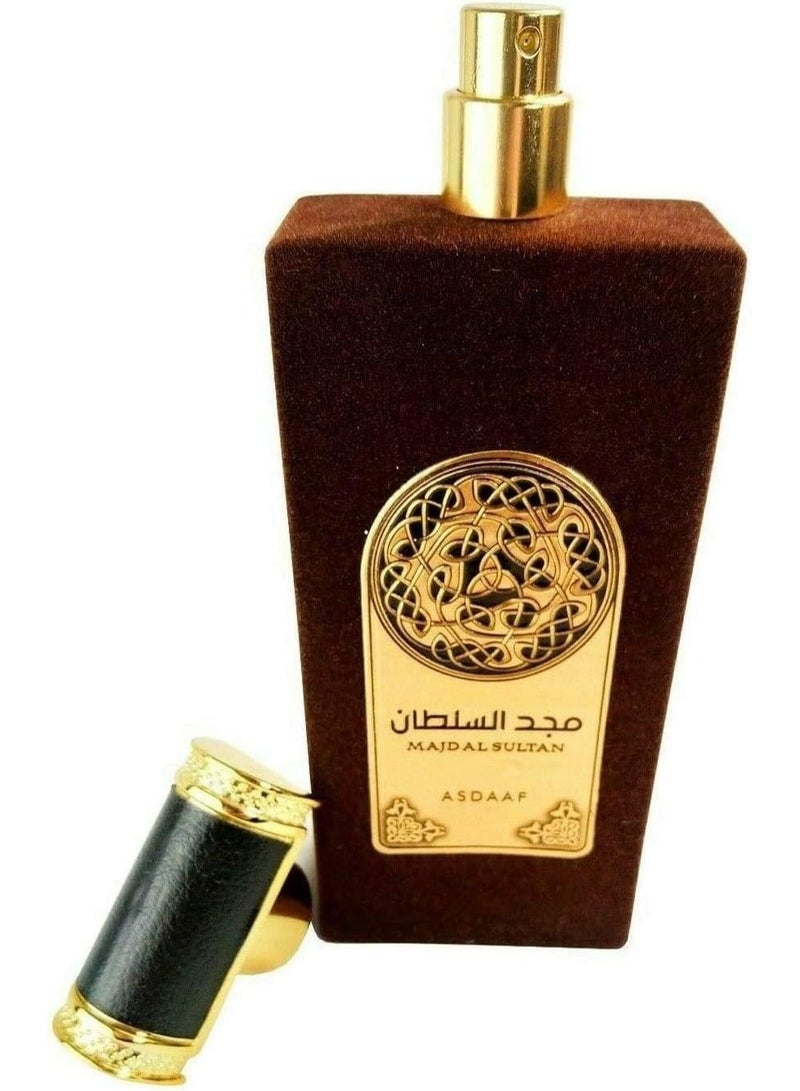 ASDAAF Majd Al Sultan 100ml | Eau de Arabian Parfum | Leather Fragrance | Aromatic Notes (for Men and Women) (Unisex) - Image 1