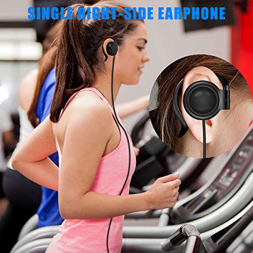 EXMAX 3.5mm Single Side Earphone Earbud One Ear Headphone for EXD-101 ATG-100T ELGT-470 Wireless Tour Guide System Receiver Touring Groups Radio Podcast Laptop MP3/4 Tablet PC Skype YouTube (Right) - Image 3