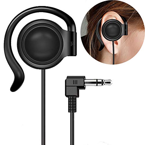 EXMAX 3.5mm Single Side Earphone Earbud One Ear Headphone for EXD-101 ATG-100T ELGT-470 Wireless Tour Guide System Receiver Touring Groups Radio Podcast Laptop MP3/4 Tablet PC Skype YouTube (Right) - Image 1