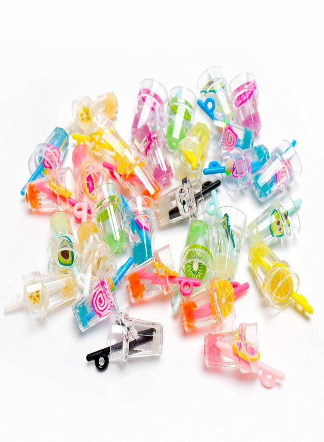 Aydinids 30 Pcs Miniature Food Drinks 1:12 Miniature Drink Juice Mini House Drink Accessories Bar Decor DIY Craft - Image 3