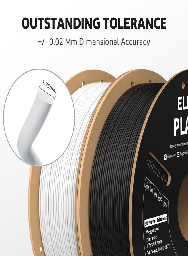 ELEGOO PLA PRO Filament 1.75mm Burgundy Red 1KG, 30-250mm/s Printing Speed Improved Rigidity 3D Printer Filament Dimensional Accuracy +/- 0.02mm, 1kg Spool (2.2lbs) - Image 2