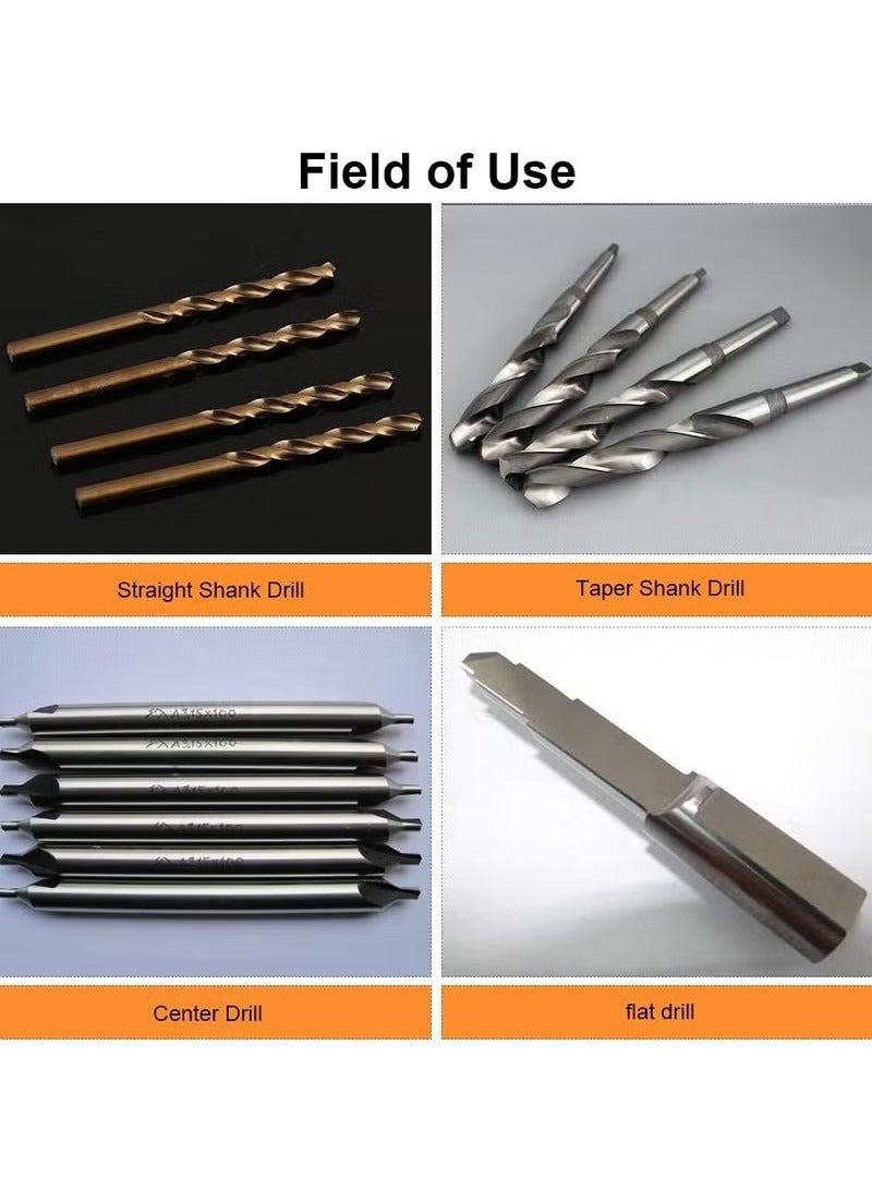 Drill Bit Sharpener, Portable Straight Shank Twist Drill Grinder Sharpening Machine,Grinding Tool Incisive Polishing Machine for Grinding Iron Drills  - Image 5