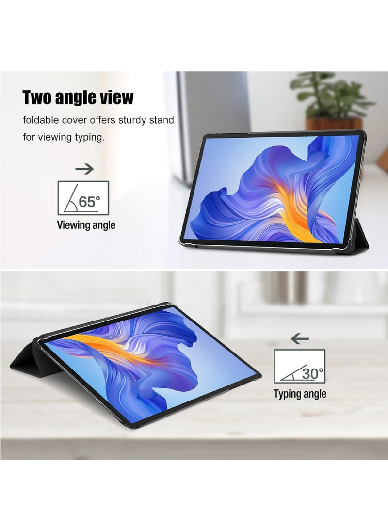 روك بو متوافق مع حافظة Honor Pad X8 مقاس 10.1 بوصة تم إصدارها عام 2022، غطاء مرن مقاوم للصدمات ومضاد للخدش وغطاء حماية شفاف من مادة TPU لجهاز Honor Tablet X8 - Image 4