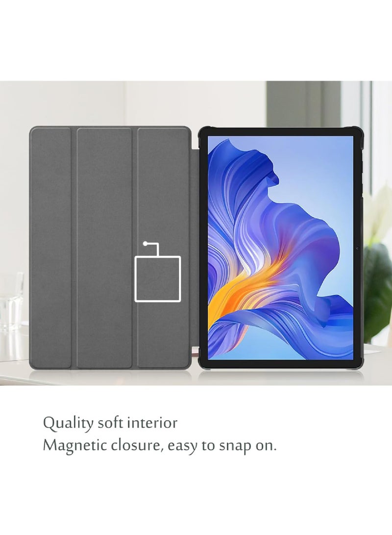 روك بو متوافق مع حافظة Honor Pad X8 مقاس 10.1 بوصة تم إصدارها عام 2022، غطاء مرن مقاوم للصدمات ومضاد للخدش وغطاء حماية شفاف من مادة TPU لجهاز Honor Tablet X8 - Image 5