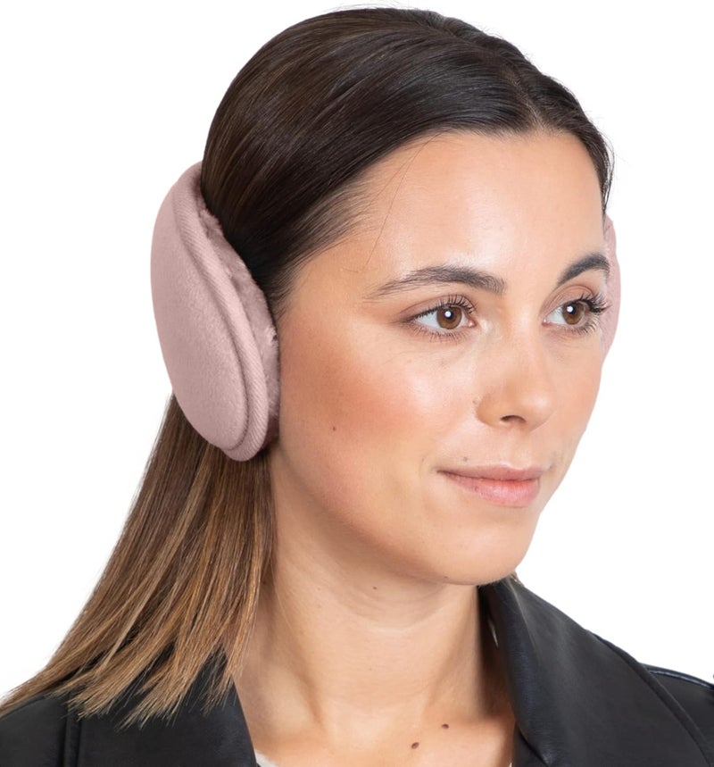 NORTHWIND Winter ear muffs for men, ear muffs for women, ear cover for winter, Behind The Head Style Winter Earmuffs for Men & Women (Pink) - Image 1
