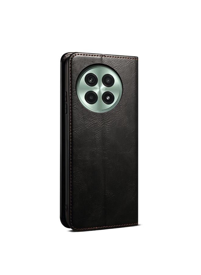 S-TOP Case For OnePlus 13 Oil Wax Crazy Horse Texture Leather Phone Case - Image 3