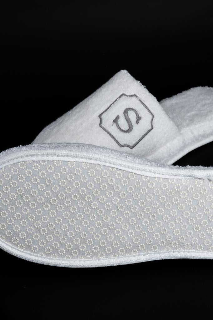 Ender Home S Letter Towel Bathroom Spa Home Hotel Maternity Slippers Thick Sole Slippers  - Image 3