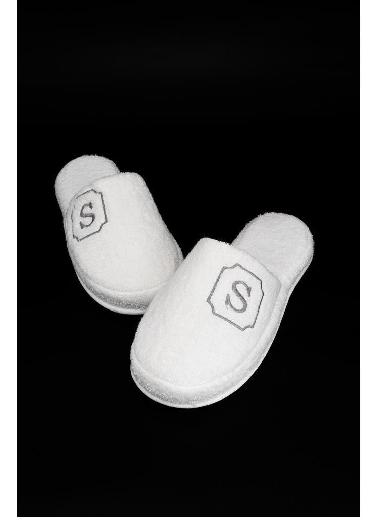 Ender Home S Letter Towel Bathroom Spa Home Hotel Maternity Slippers Thick Sole Slippers  - Image 2