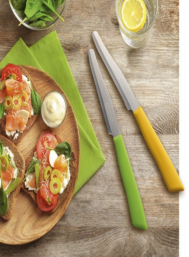 إينوكس بونومي مجموعة سكاكين إيطالية من 6 قطع (بيضاء) - Image 4