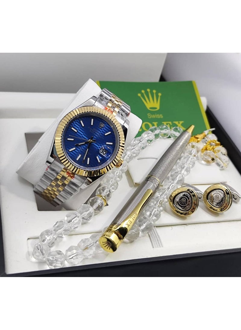 Klex - Clix set for men, battery, watch, pen, and cufflinks - Image 1