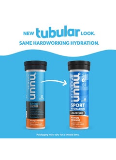 Nuun Sport + Caffeine Electrolyte Tablets For Proactive Hydration Mixed Flavor Box 4 Pack (40 Servings)  - Image 5