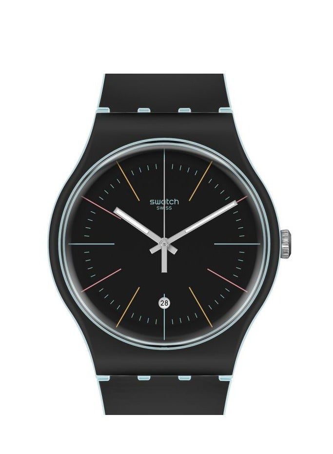 Swatch Unisex Boule A Facette Quartz Movement Water Resistant Wrist Watch - 41 Mm - Image 1