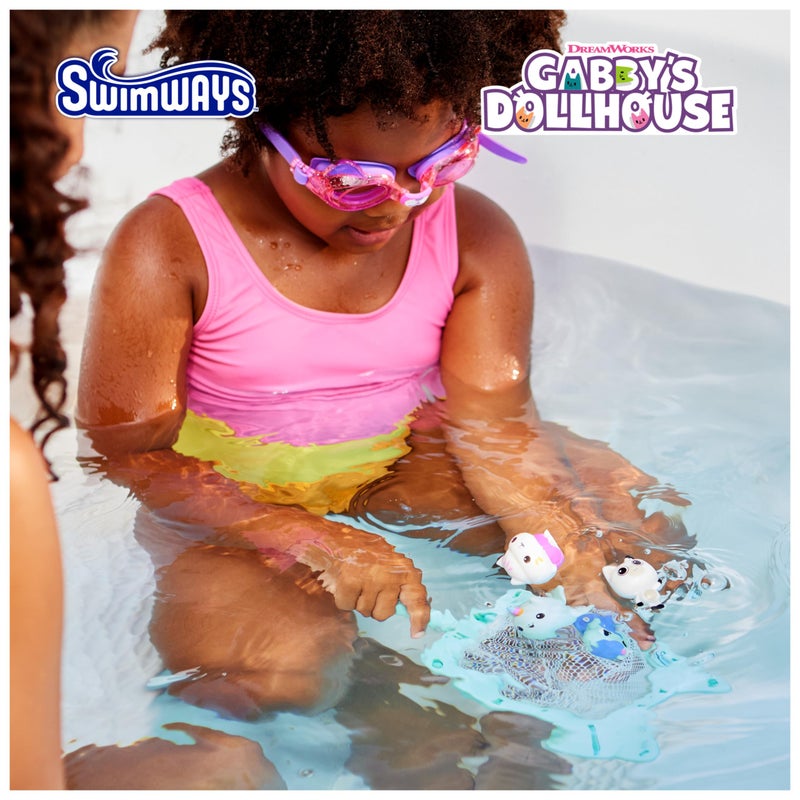 SwimWays لعبة الغوص والإمساك من سويمايز غابي، ملحقات حمام السباحة وألعاب حمام السباحة للأطفال، مستلزمات حفلات حمام السباحة وألعاب مائية للأطفال من عمر 5 سنوات وما فوق - Image 2