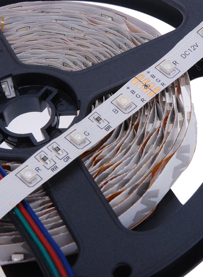 Loquat 600 LED Smd Light Strip Kit With 44 Key Ir u0026 12V Power Supply Multicolour - Image 2