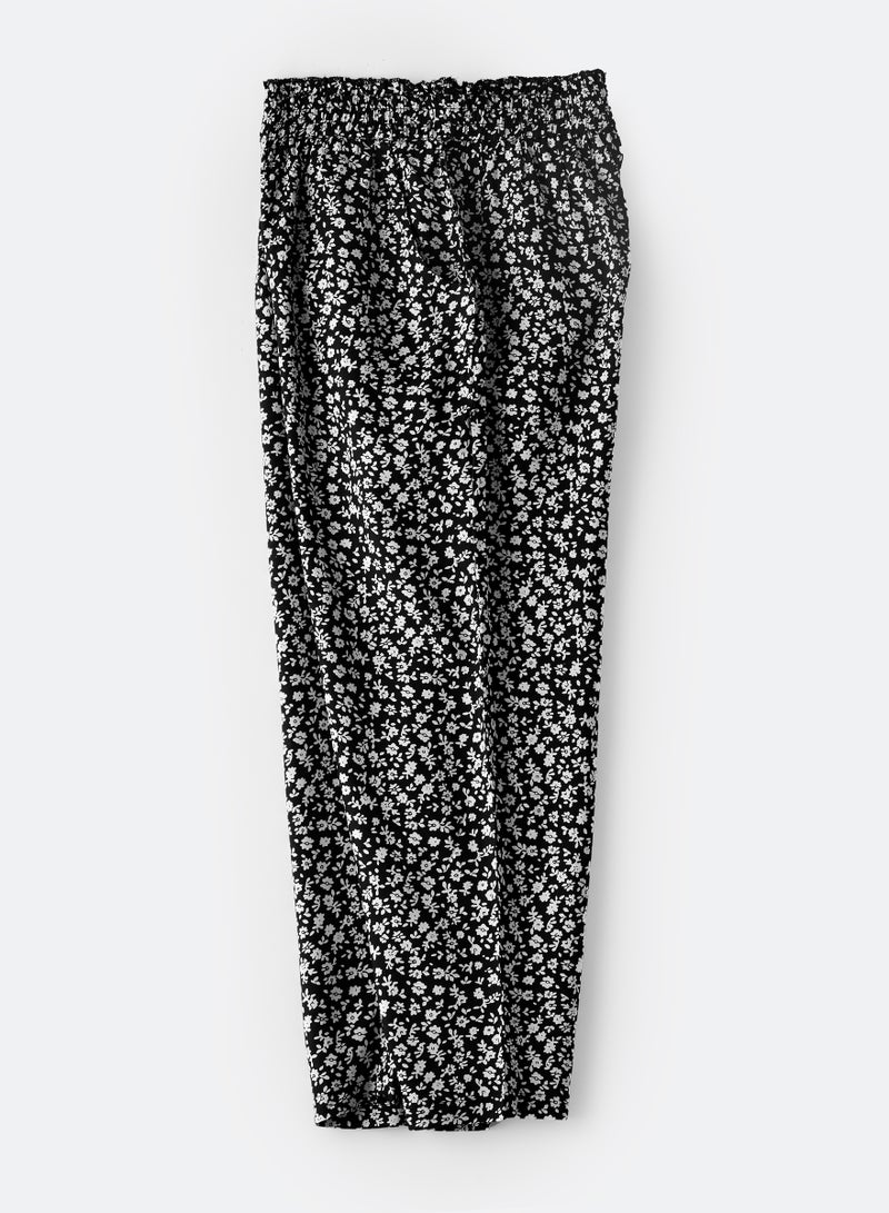 Jelliene Girls All Over Printed Pants 100% Viscose, Soft and Flowy Pants for Girls - Image 3