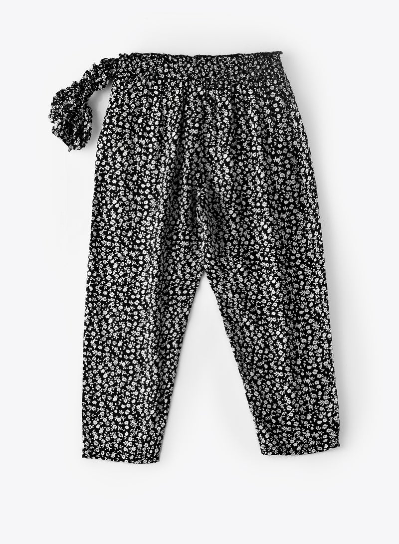 Jelliene Girls All Over Printed Pants 100% Viscose, Soft and Flowy Pants for Girls - Image 2
