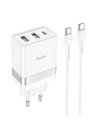 HOCO N21 Pro Tourer PD 30W Type-C إلى مجموعة الشاحن السريعة ثلاثية المنافذ ، نوع المكونات: قابس الاتحاد الأوروبي - pzsku/ZF9E7368F402E4AD09AE4Z/45/_/1723219008/1f648460-2b42-4de7-ae9c-082a9ae089bc