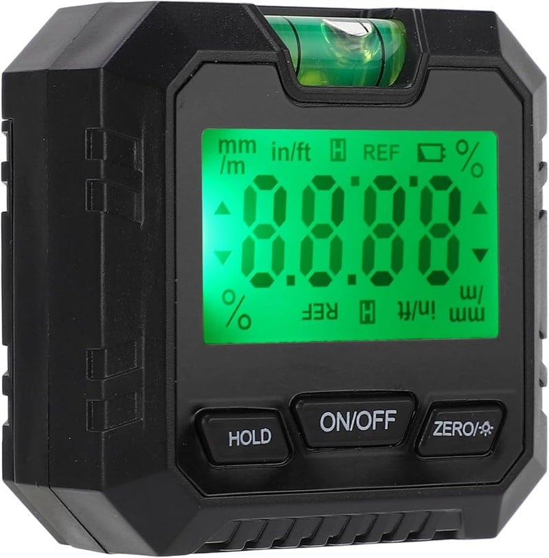 Digital Level Box Magnetic Base Electronic Protractor Angle Finder Black - Image 3