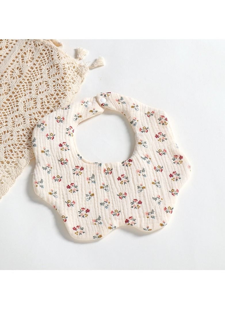 Loquat Pure Cotton Printing Baby Bib 