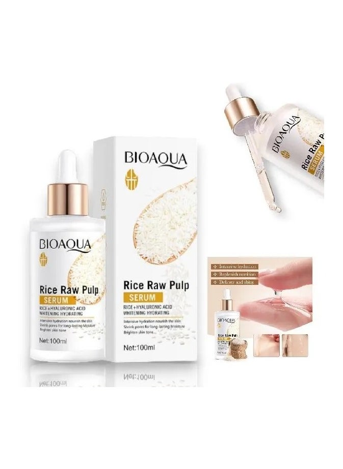 BIOAQUA - Rice Raw Pulp Face Serum 100 ml - Image 1
