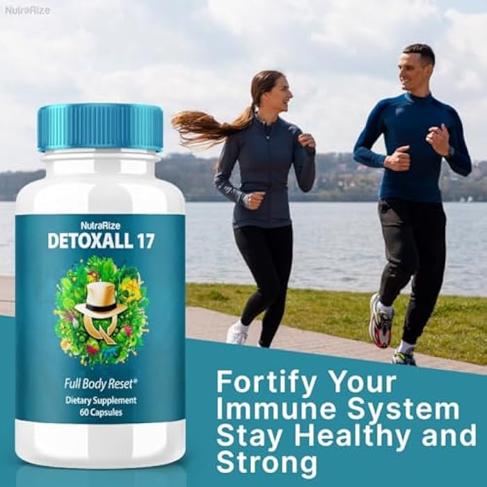 NutraRize (2 Pack) DetoxAll 17, DetoxAll 17 Full Body Reset, DetoxAll17 Dietary Supplement for Overall Health and Wellness, Maximum Strength All-Natural Pills to Boost Energy, Detox All 17 Review (120 Capsules) - Image 4