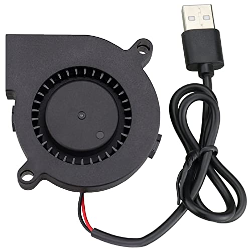 GDSTIME 50mm USB Fan, 50mm x 15mm Blower 5V DC Brushless Cooling Fan - Image 1