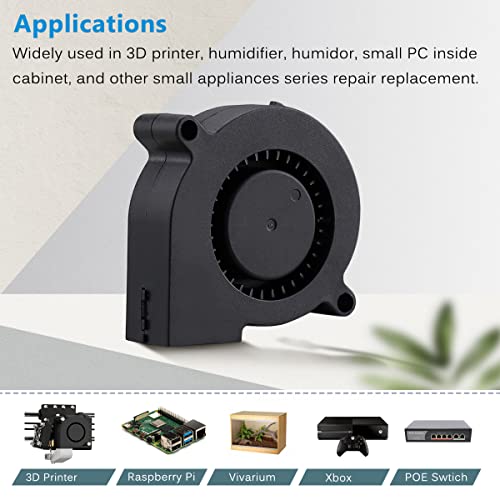 GDSTIME 50mm USB Fan, 50mm x 15mm Blower 5V DC Brushless Cooling Fan - Image 4