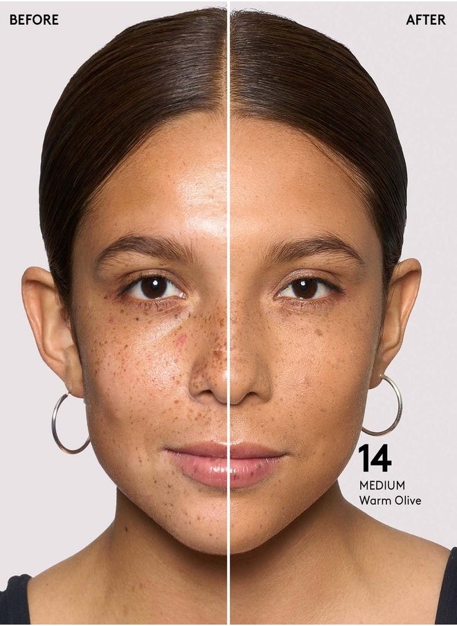Fenty Beauty By Rihana - Fenty Beauty by Rihana Eaze Drop Stick Blur + Smooth Tint Stick Foundation Shade 14 - Medium With Warm Olive Undertones 9g - Image 1