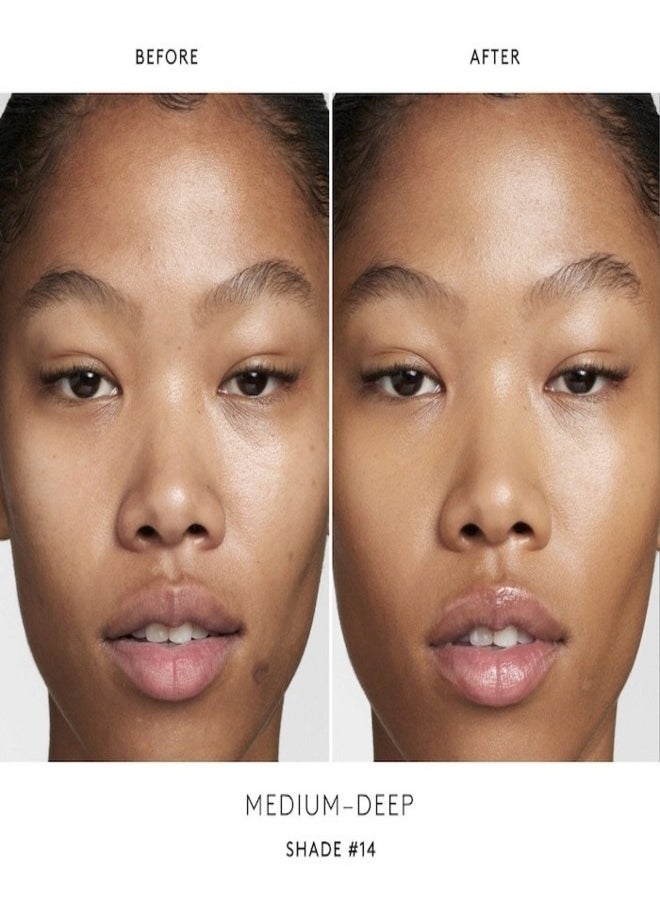 Fenty Beauty By Rihana - Fenty Beauty by Rihana Eaze Drop Stick Blur + Smooth Tint Stick Foundation Shade 14 - Medium With Warm Olive Undertones 9g - Image 1