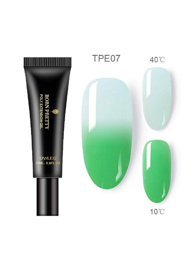 BORN PRETTY Thermal Gel Poly UV Gel For Builder Nail Gel Extension 20ml Finger Nail Extension UV LED Acrylic Temperature Color Changing Quick Extension Gel (BP-TPE07) - Image 3