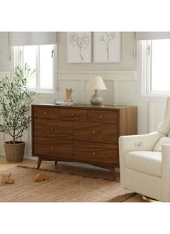 Al Home Kids Dresser: 133x48x86 Wood, Brown by Alhome 