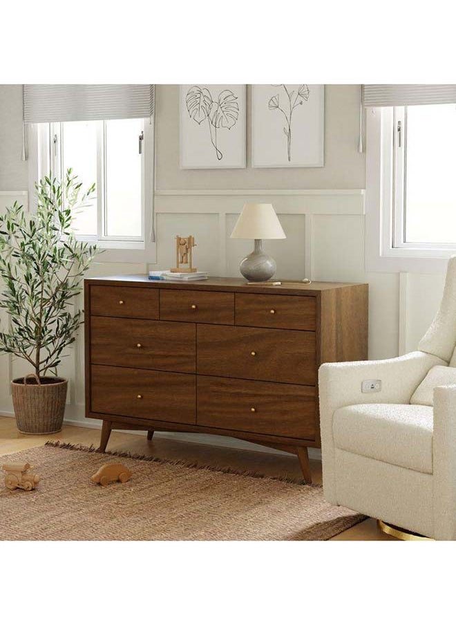 Al Home Kids Dresser: 133x48x86 Wood, Brown by Alhome 
