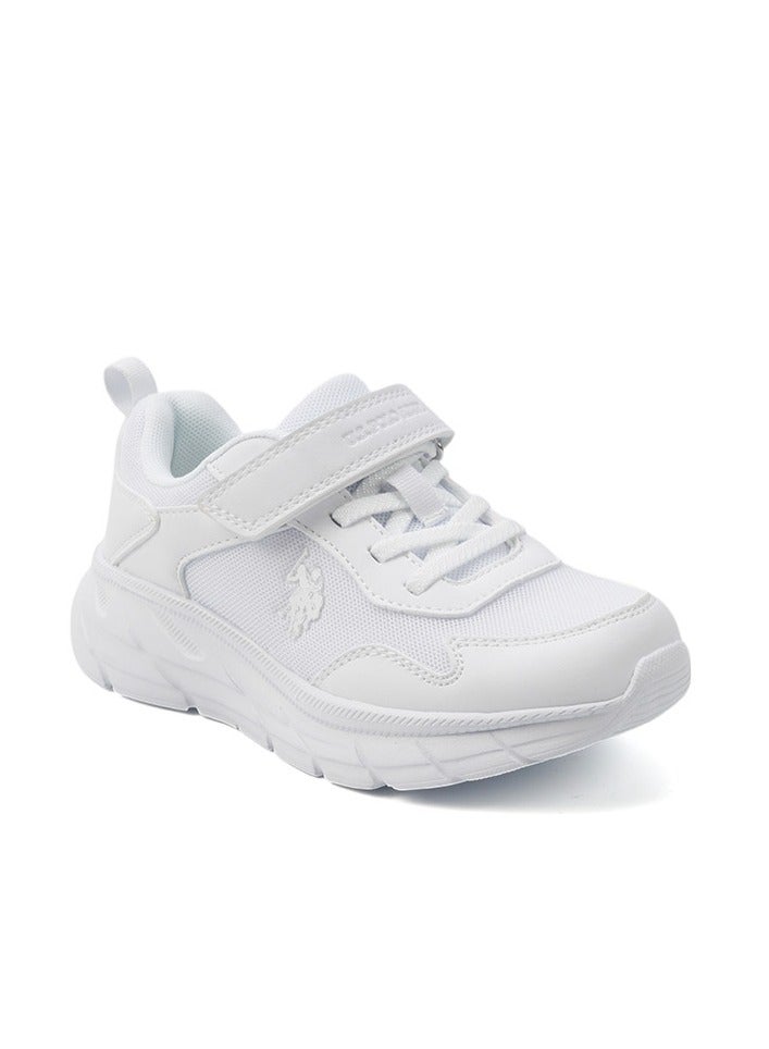 U.S. Polo Assn. Kids WhiteVelcro Strap Sneakers – Easy-On, Day Fun for Little Explorers!  - Image 3