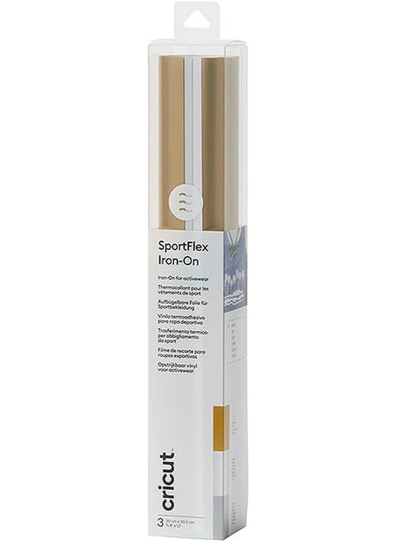 Cricut SportFlex Iron-On 28x30cm 3-sheet Sampler Heat Transfer Vinyl (Classics)