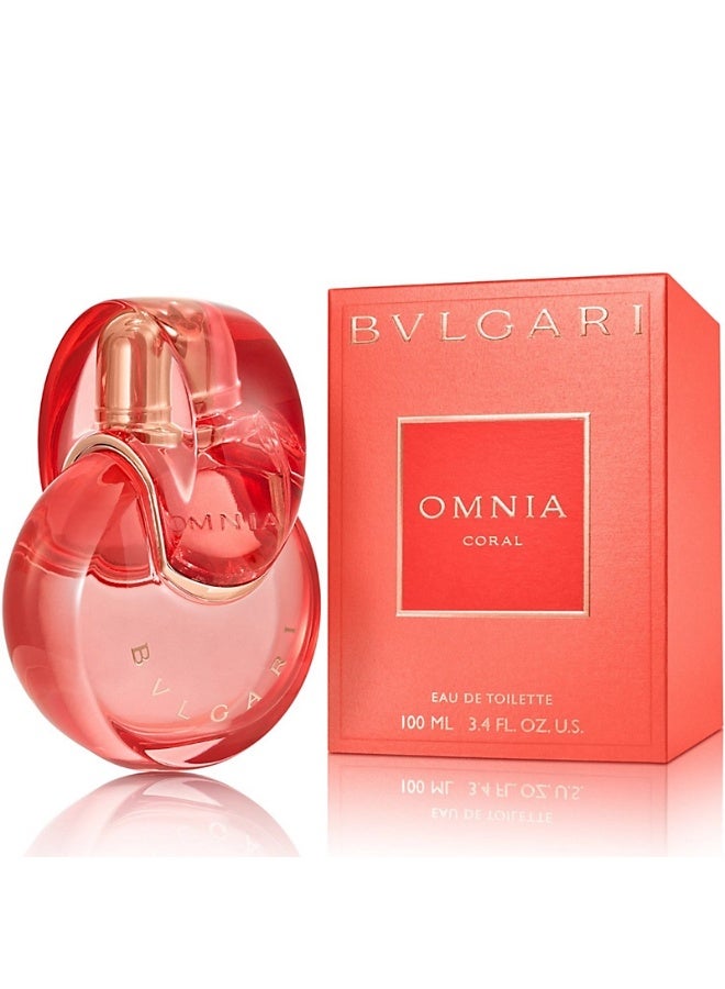 OMNIA Bvlgari Omnia Coral for Women - Eau de Toilette, 100ml - Image 3