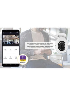 Vimar VIMAR 46237.040A WiFi Colour Camera Compatible with Alexa, Full HD, Motion Sensor Functions, Pack of 1  - Image 3