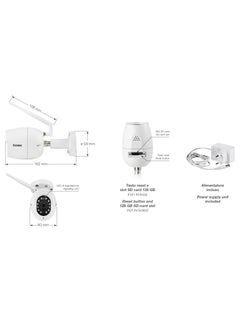 Vimar VIMAR 46237.040A WiFi Colour Camera Compatible with Alexa, Full HD, Motion Sensor Functions, Pack of 1  - Image 4