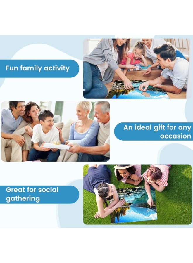 1000-piece adult puzzle, puzzle, Glacier Park puzzle, suitable for family and adult fun puzzles - Image 3