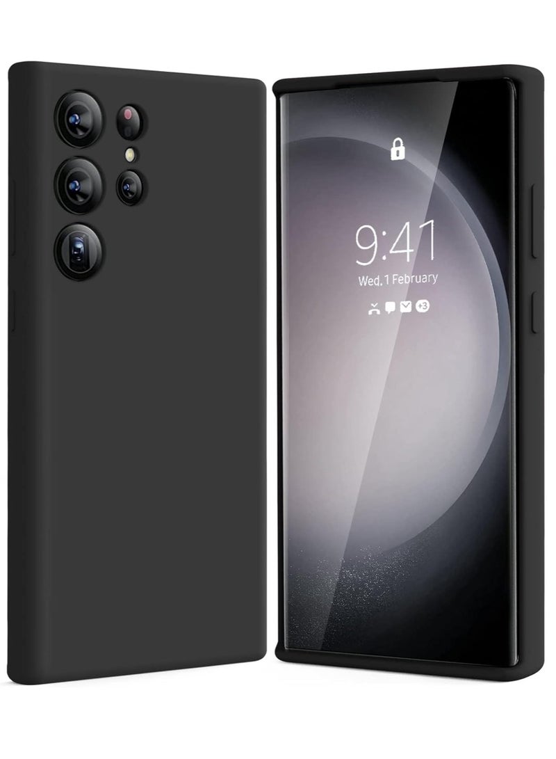 BORTONY Samsung Galaxy S22 Ultra Case Liquid Soft Silicone Camera Protective Cover with Inside Microfiber Lining Compatible with Galaxy S22 Ultra 6.8 inch - Image 1