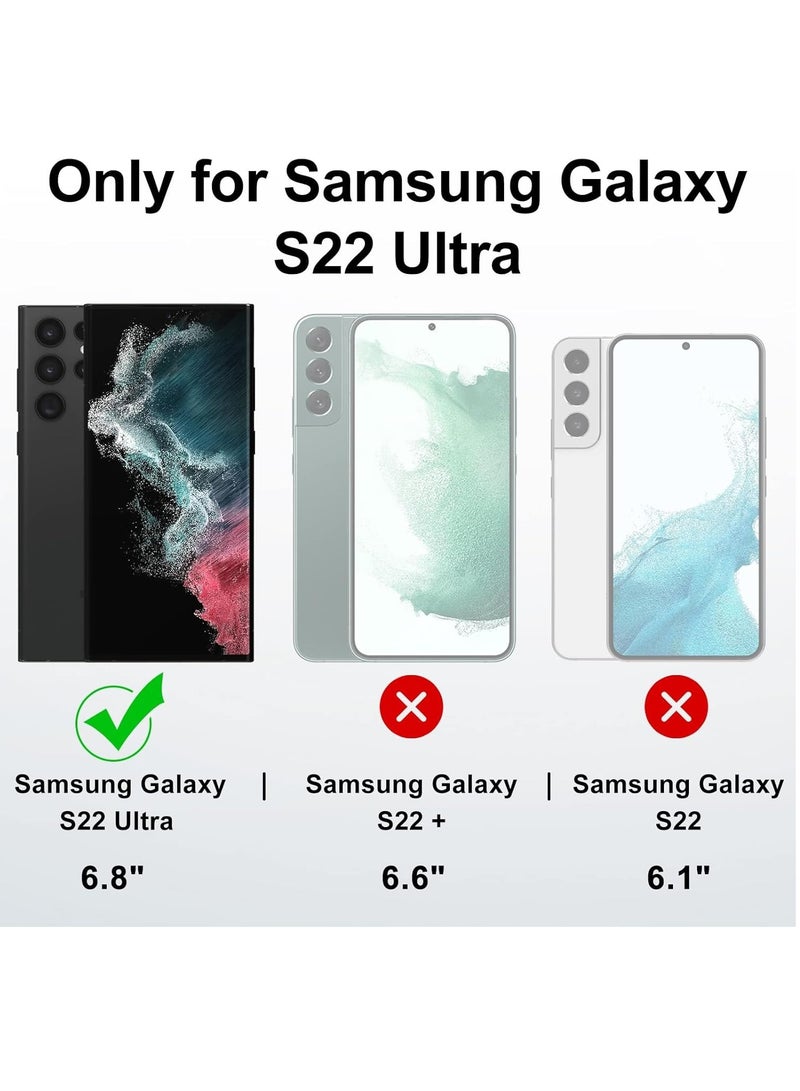 BORTONY Samsung Galaxy S22 Ultra Case Liquid Soft Silicone Camera Protective Cover with Inside Microfiber Lining Compatible with Galaxy S22 Ultra 6.8 inch - Image 2