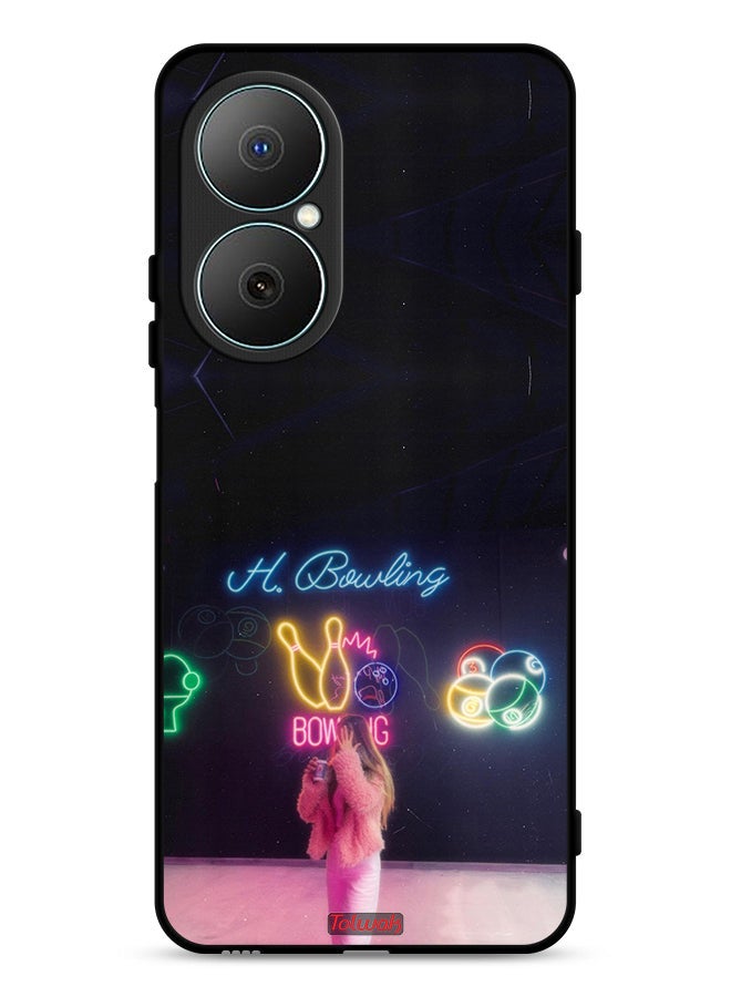Tolwak Huawei Nova Y73 Protective Case Cover Bowling Lover