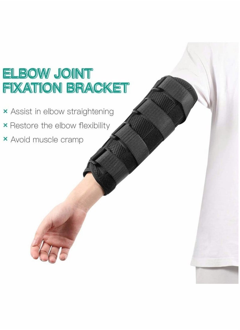 Generic - Arm Splint Support Elbow Fracture Immobilizer Protector for Cubital Tunnel Ulnar Nerve Injuries Night Stabilizer Support Sleeve Fixing Brace of Elbow Joint Arm Splint (M) - Image 1