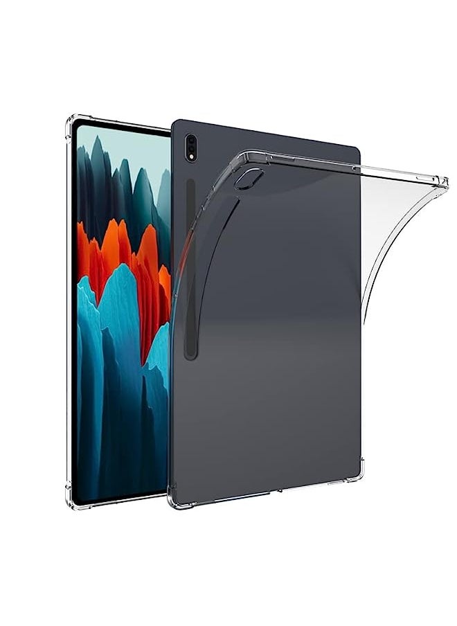 PROMASS Case For Samsung Galaxy Tab S8 Ultra, Ultra Silm Soft Cover,Anti-Scratch Tablet Case For Samsung Galaxy Tab S8 Ultra - Transparent  - Image 2