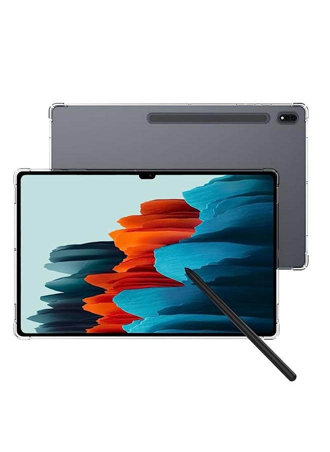PROMASS Case For Samsung Galaxy Tab S8 Ultra, Ultra Silm Soft Cover,Anti-Scratch Tablet Case For Samsung Galaxy Tab S8 Ultra - Transparent  - Image 3
