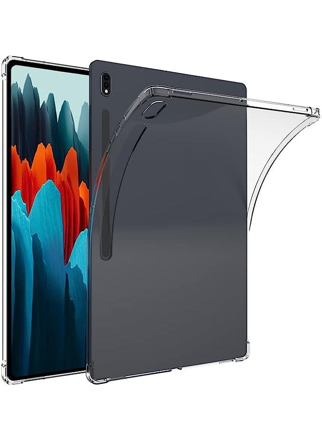 PROMASS Case For Samsung Galaxy Tab S8 Ultra, Ultra Silm Soft Cover,Anti-Scratch Tablet Case For Samsung Galaxy Tab S8 Ultra - Transparent  - Image 1