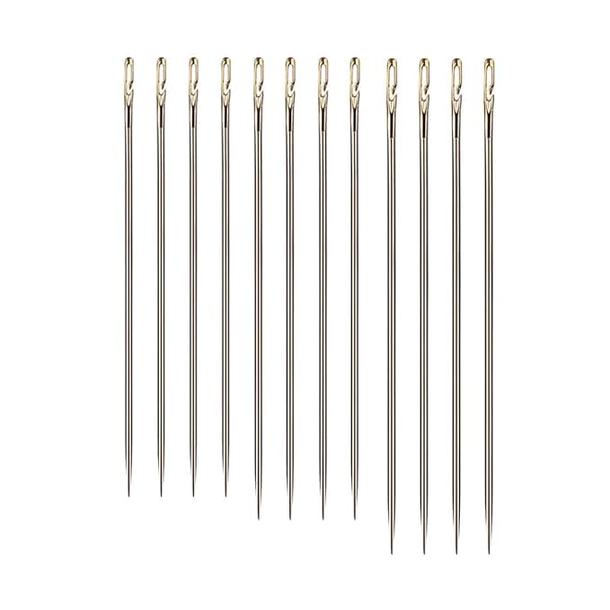 Tiny Deal Self Threading Needles Pack of 12 (Silver, 3 Different Sizes Needles Set) - Image 3
