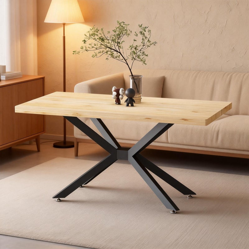 FJANKUI Heavy Duty Metal Desk Legs 29 Inch - Industrial Wrought Iron Table Base for Glass, Marble, Wood Table Tops - Desk Frame for Home Office, Kitchen Island, Writing & Computer Desk (Black) - Image 2