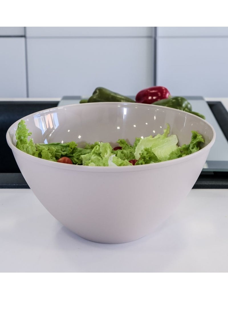 Codil Plastic Mixing and Serving Bowl Perfect for Salad, fruits Serving & Baking Mixing Set of 3 Pcs  - Image 1