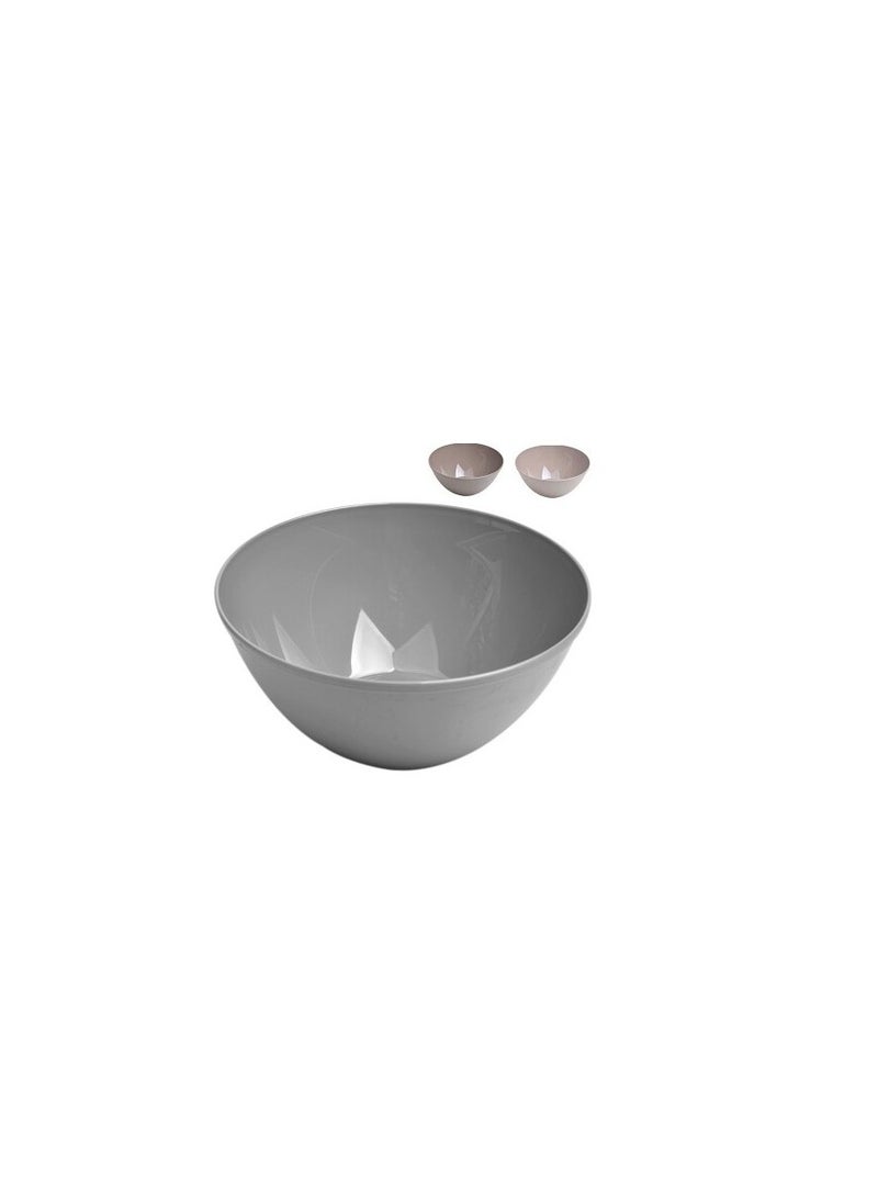 Codil Plastic Mixing and Serving Bowl Perfect for Salad, fruits Serving & Baking Mixing Set of 3 Pcs  - Image 2