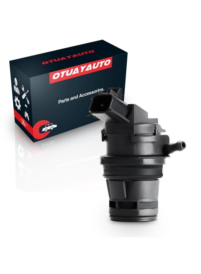 OTUAYAUTO 85330-60190 Windshield Washer Pump with Grommet Replacement for Toyota Lexus Subaru Mazda Nissan Acura Honda - Image 1